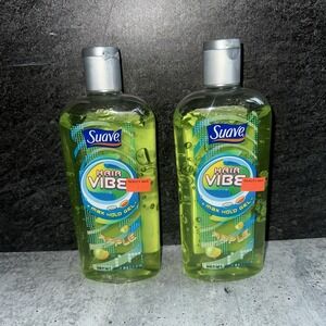 2 Lot Vintage Suave Vibe Max Hold Hair Gel Apple 13oz